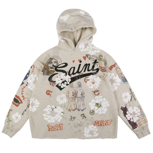 Saint Michael x Denim Tears Graffiti Hoodie